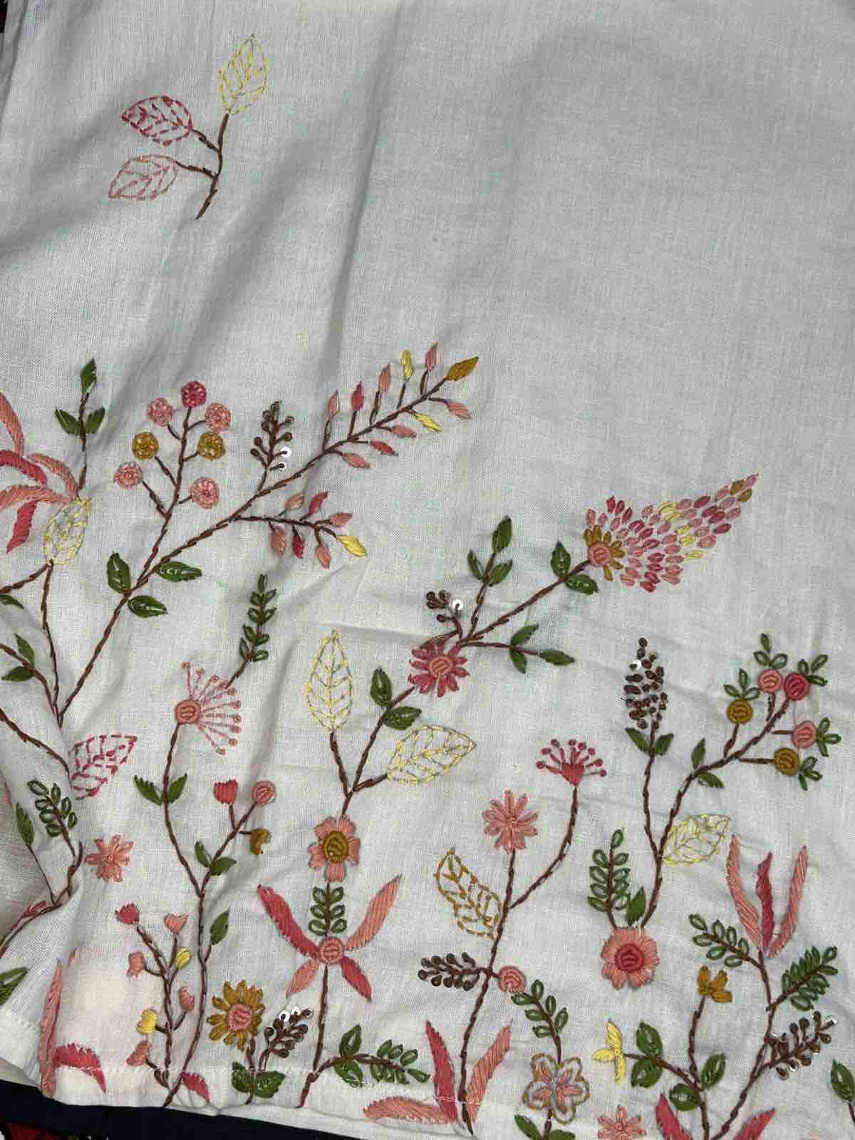 Contrast Charm Cotton Kurti 